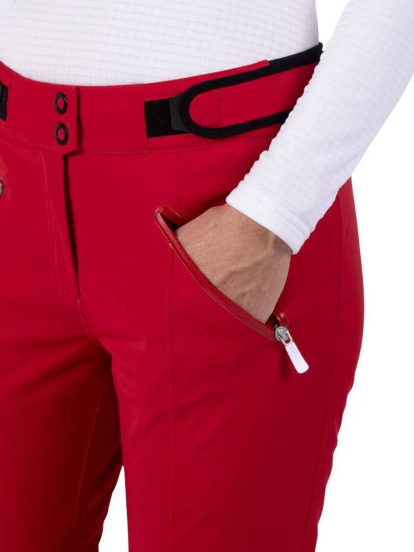 Spodnie narciarskie Rossignol damskie Blackside Pant czerwone