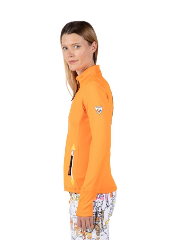 Bluza Rossignol JCC damska Climi JKT pomarańczowa