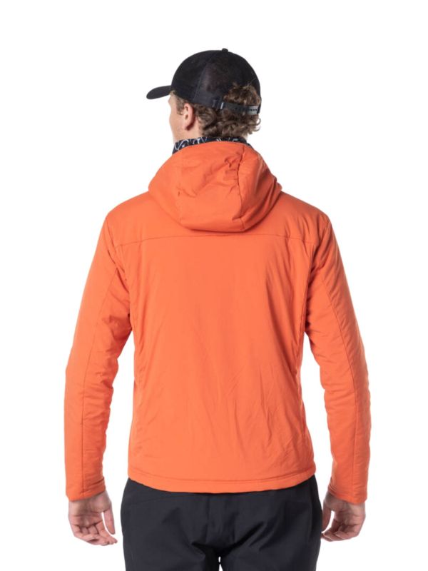 Kurtka narciarska Rossignol męska Opside Hoodie JKT pomarańczowa