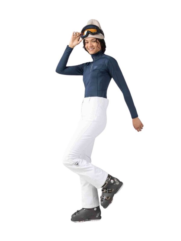 Spodnie Rossignol damskie W Ski Softshell Pant białe