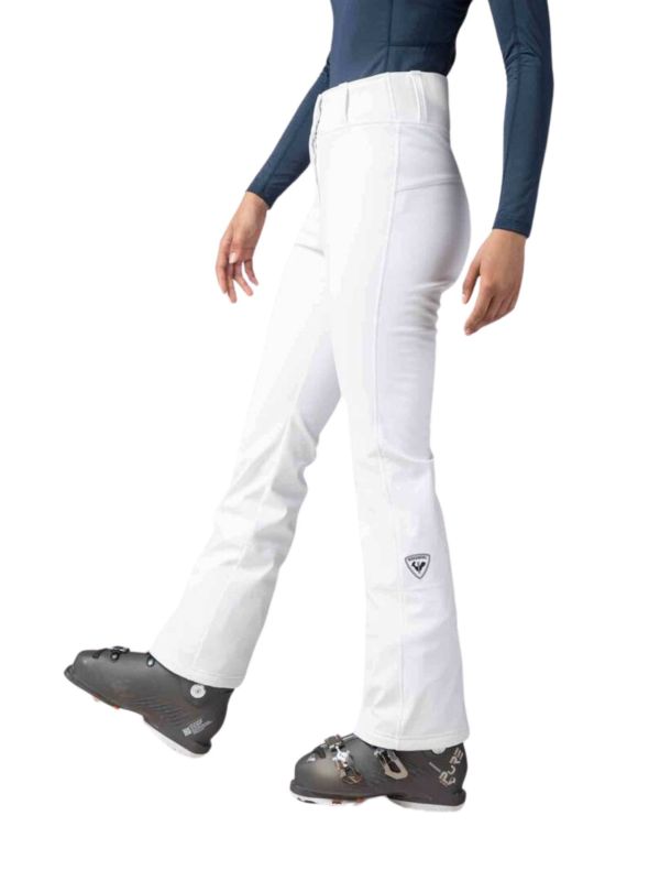 Spodnie Rossignol damskie W Ski Softshell Pant białe