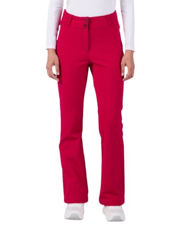 Spodnie Rossignol damskie W Ski Softshell Pant czerwone