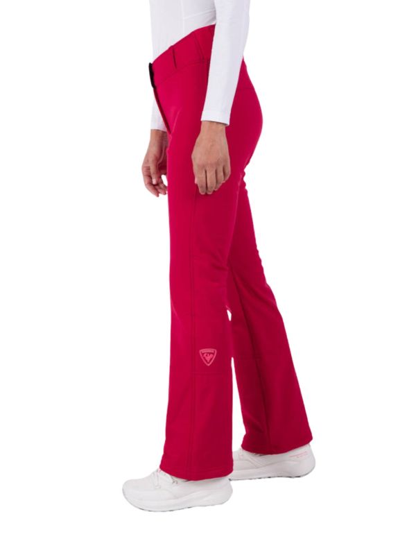 Spodnie Rossignol damskie W Ski Softshell Pant czerwone