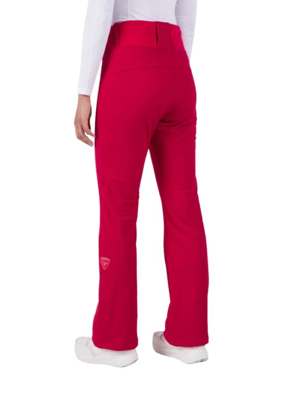 Spodnie Rossignol damskie W Ski Softshell Pant czerwone