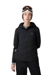 Kurtka narciarska Rossignol damska W Opside Hoodie JKT czarna