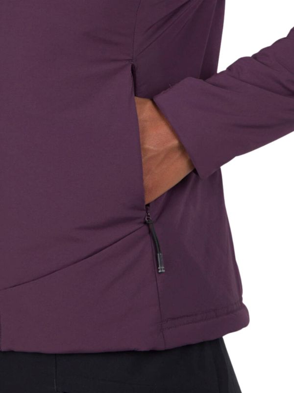 Kurtka narciarska Rossignol damska W Opside Hoodie JKT fioletowa