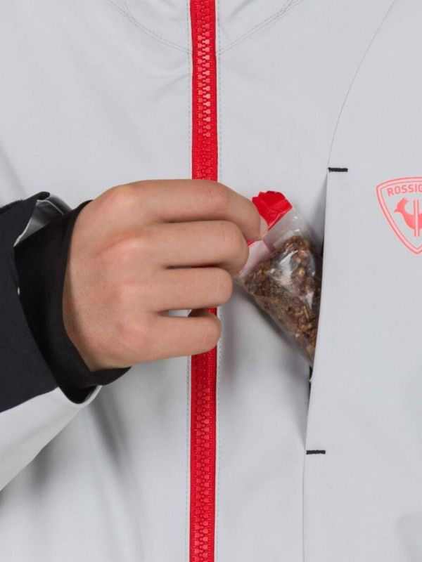 Kurtka narciarska Rossignol dziecięca Boy Hero Velika JKT szara