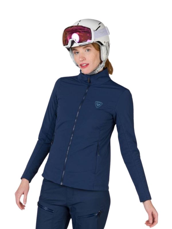 Kurtka narciarska Rossignol damska W Opside JKT granatowa