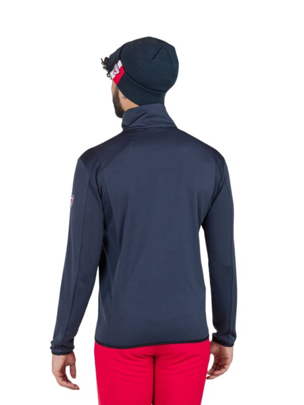 Bluza Rossignol męska Diretta Fleece FZ granatowa