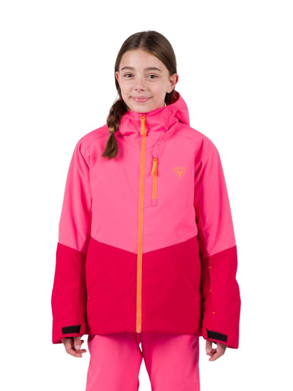 Kurtka narciarska Rossignol dziecięca JR Wispile JKT różowa