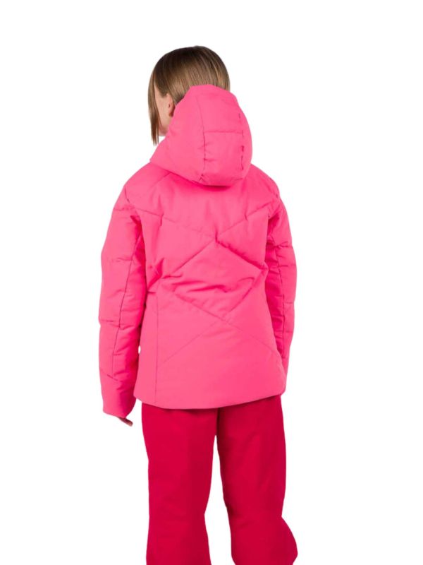 Kurtka narciarska Rossignol dziecięca Girl Staci JKT różowa
