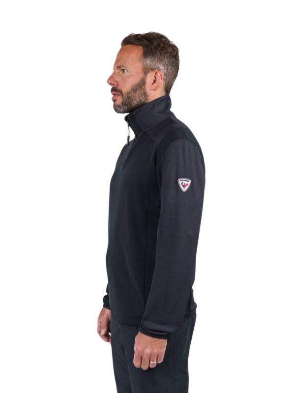 Bluza Rossignol męska Diretta Fleece HZ czarna