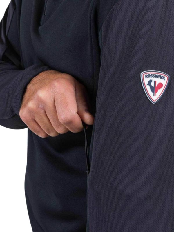 Bluza Rossignol męska Diretta Fleece HZ czarna