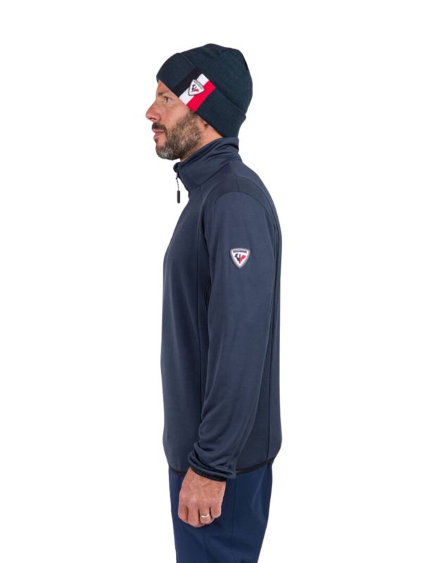 Bluza Rossignol męska Diretta Fleece HZ granatowa