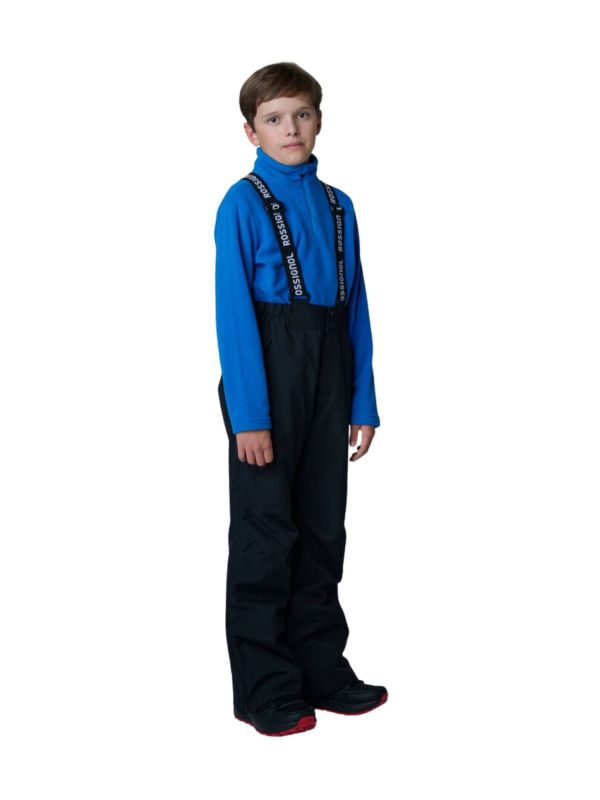 Spodnie Rossignol dziecięce Boy zip pant czarne