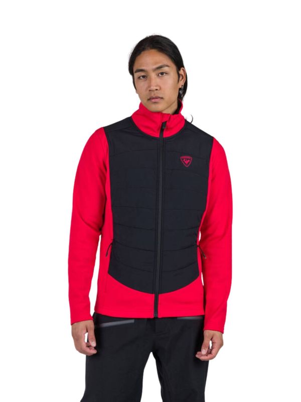 Bluza Rossignol męska Classique Hybrid Clim FZ czerwona