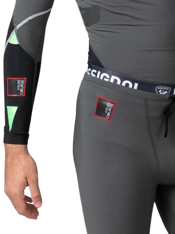 Legginsy Rossignol męskie Infini Compression Race Tights szare