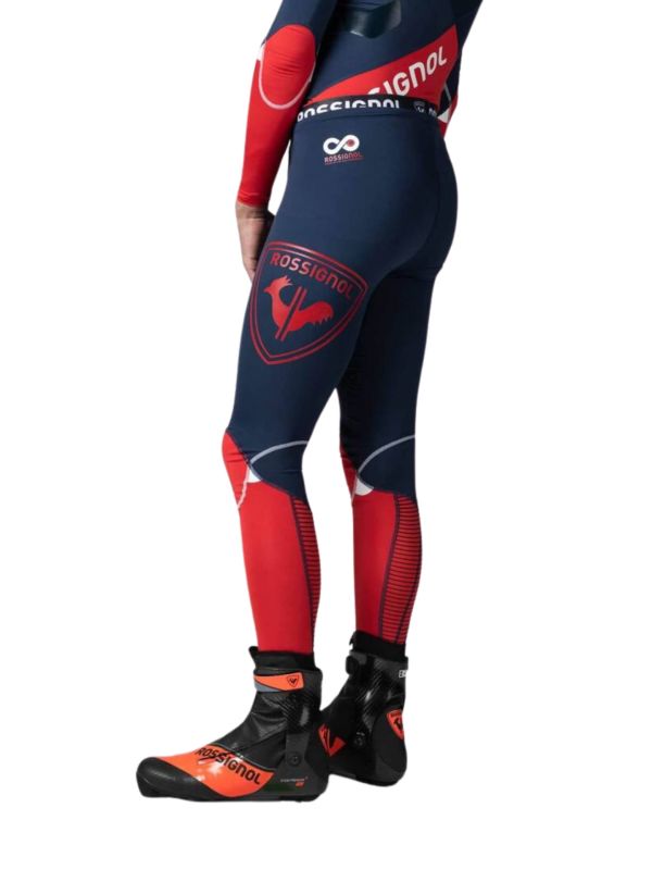 Legginsy Rossignol męskie Infini Compression Race Tights granatowe