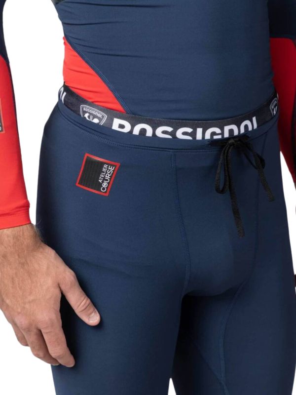 Legginsy Rossignol męskie Infini Compression Race Tights granatowe