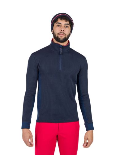 Bluza narciarska Rossignol męska Cieloalto Fleece HZ granatowa