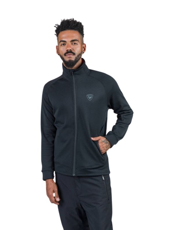 Bluza narciarska Rossignol męska Blackside Fleece FZ czarna