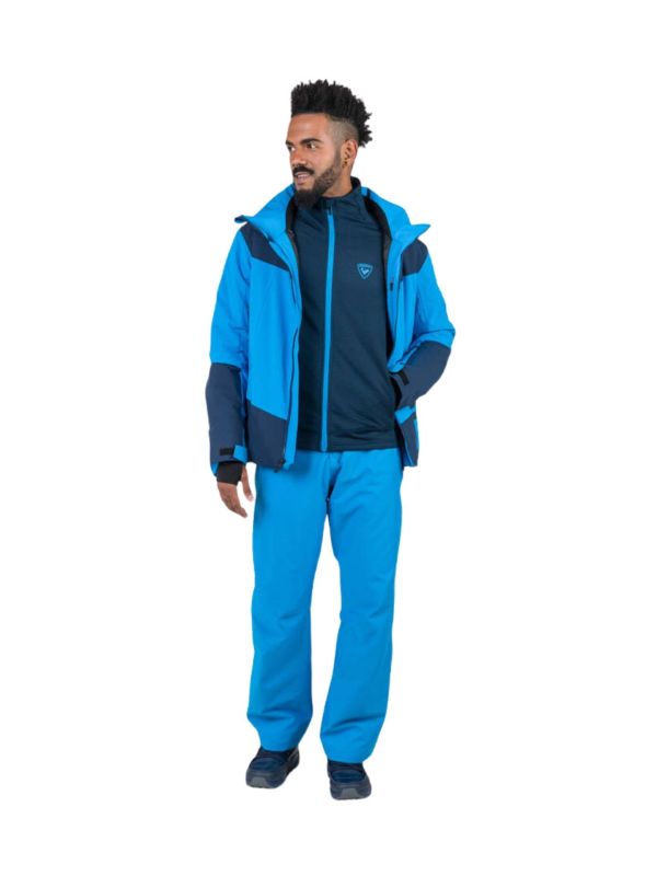 Bluza narciarska Rossignol męska Blackside Fleece FZ granatowa