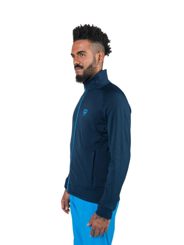 Bluza narciarska Rossignol męska Blackside Fleece FZ granatowa