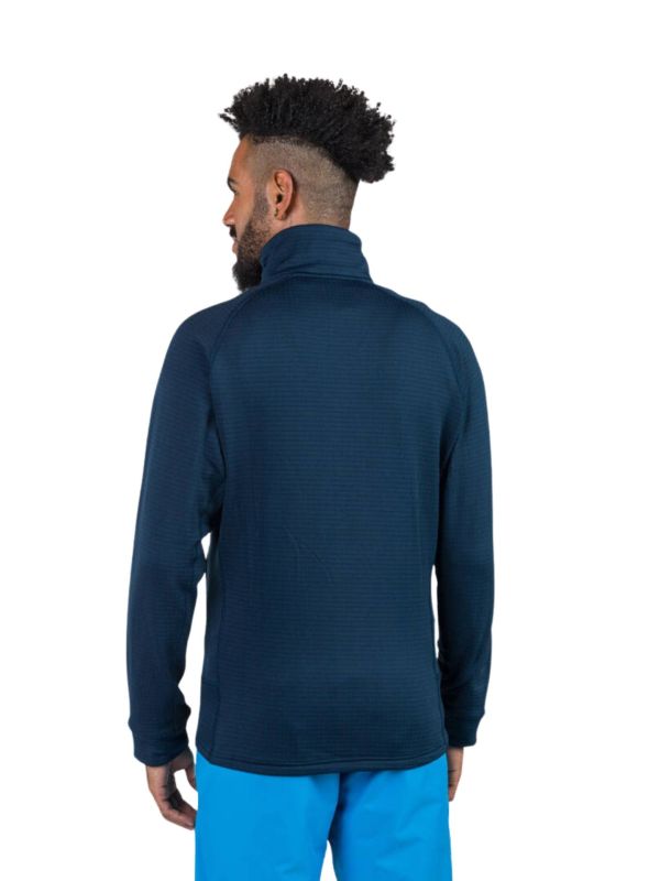 Bluza narciarska Rossignol męska Blackside Fleece FZ granatowa