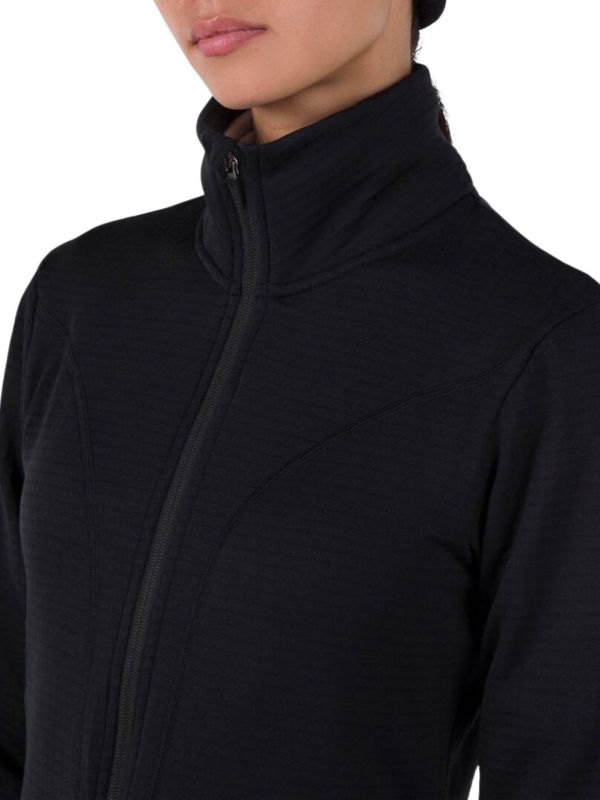 Bluza narciarska Rossignol W Blackside Fleece FZ czarna