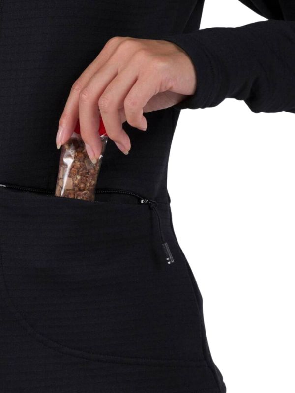 Bluza narciarska Rossignol W Blackside Fleece FZ czarna