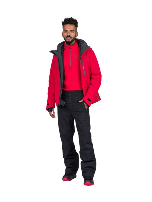 Bluza narciarska Rossignol męska Blackside Fleece HZ czerwona
