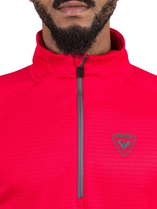 Bluza narciarska Rossignol męska Blackside Fleece HZ czerwona