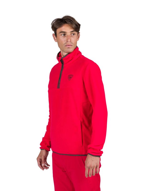 Bluza Rossignol męska Strawpile Fleece HZ czerwona