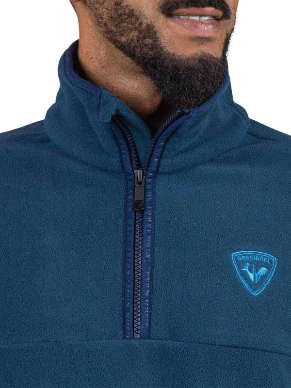Bluza Rossignol męska Strawpile Fleece HZ granatowa
