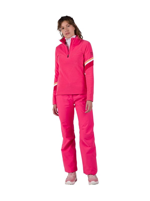 Bluza Rossignol damska W Strawpile Fleece HZ różowa