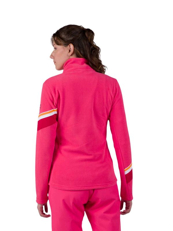 Bluza Rossignol damska W Strawpile Fleece HZ różowa