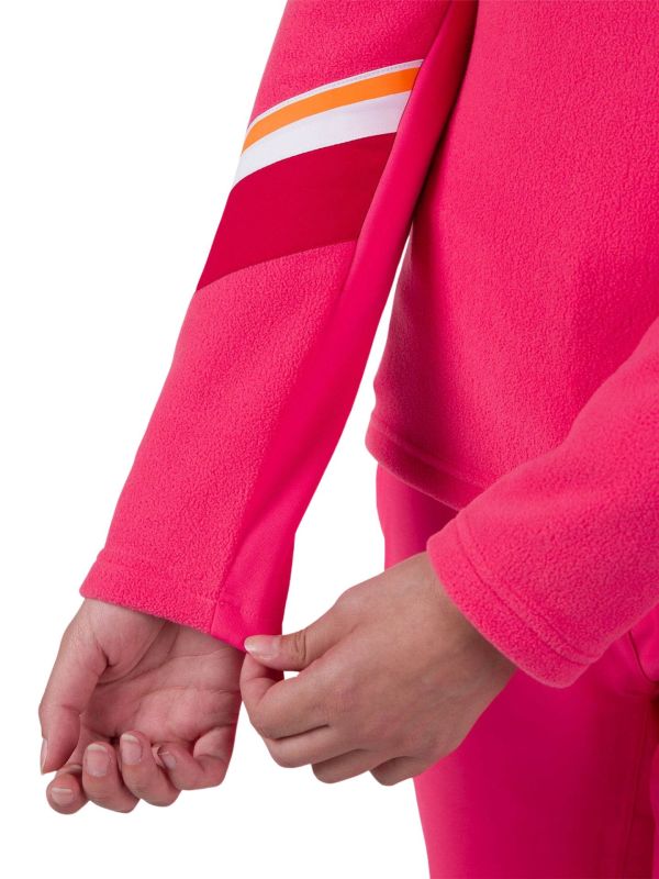 Bluza Rossignol damska W Strawpile Fleece HZ różowa