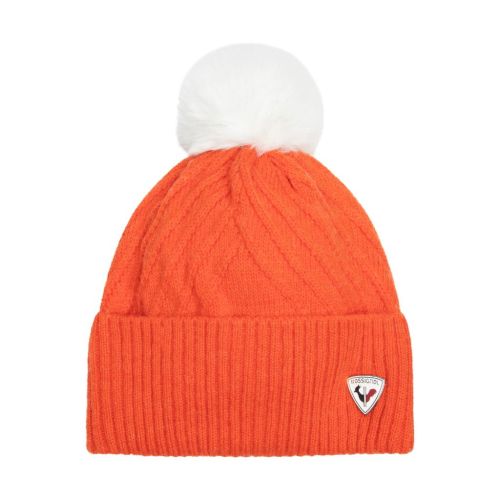 Czapka Rossignol damska W Sara pomarańczowa