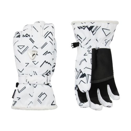 Rękawice narciarskie Rossignol damskie W Printed Impr G białe