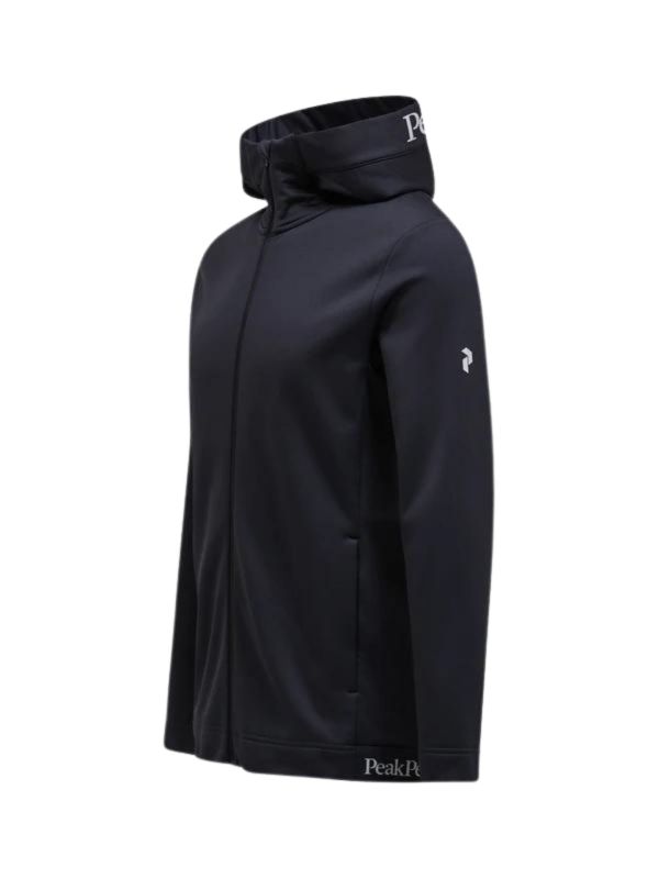 Bluza Peak Performance męska Rider Tech Zip Hood czarna