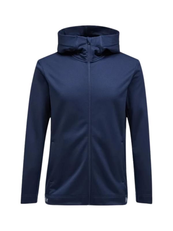 Bluza Peak Performance męska Rider Tech Zip Hood granatowa