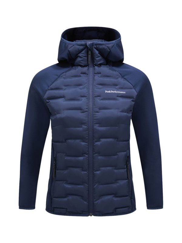 Kurtka Peak Performance damska Argon Hybrid Hood granatowa