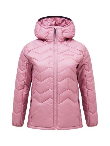 Kurtka Peak Performance damska Elevate Liner Hood różowa