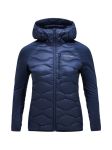 Kurtka Peak Performance damska Helium Down Hybrid Hood granatowa 24/25