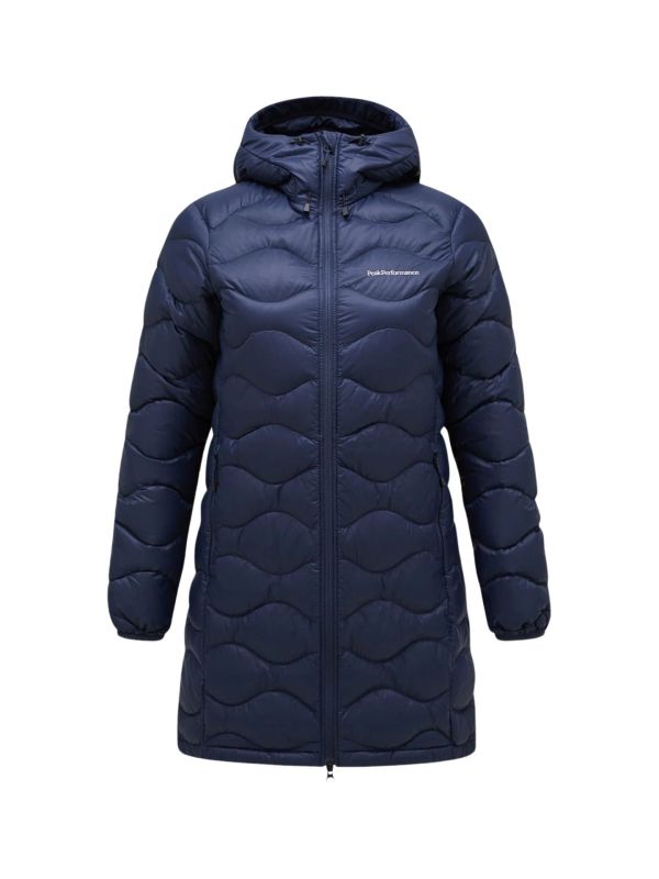 Kurtka Peak Performance damska Helium Down Parka granatowa
