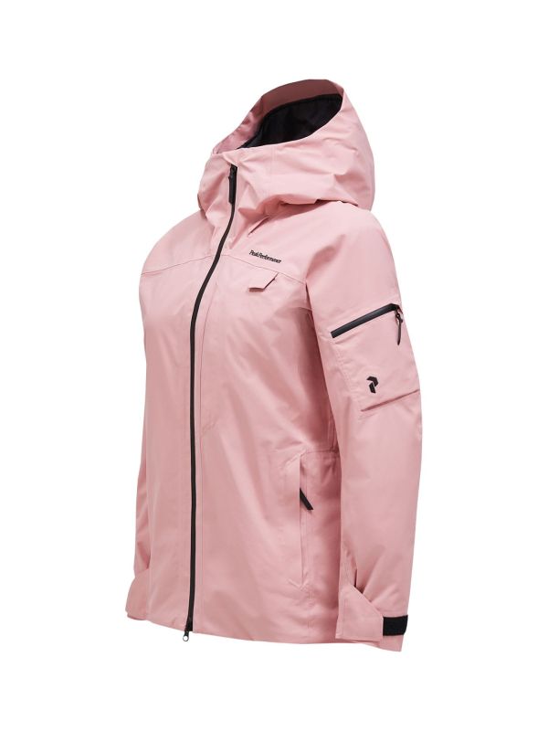 Kurtka Peak Performance damska Alpine Gore-Tex 2L Jacket różowa