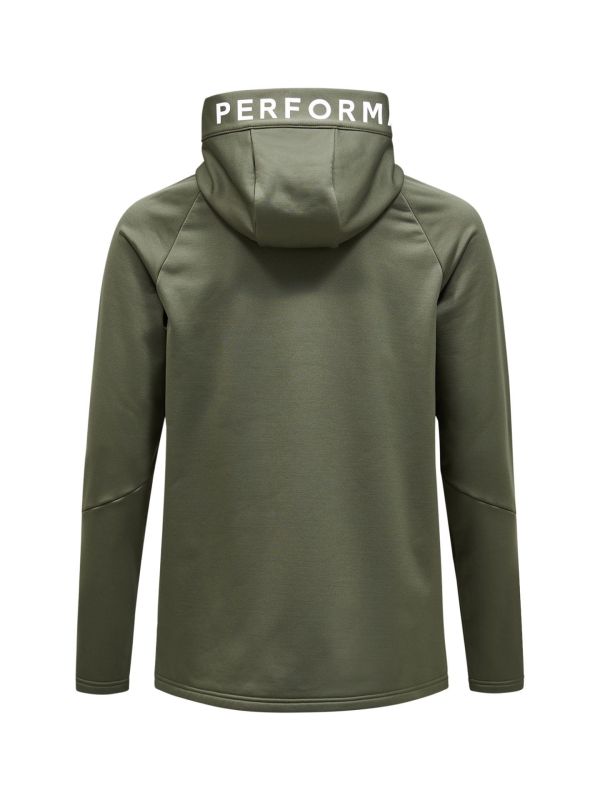 Bluza Peak Performance męska Rider Zip Hood zielona 24/25
