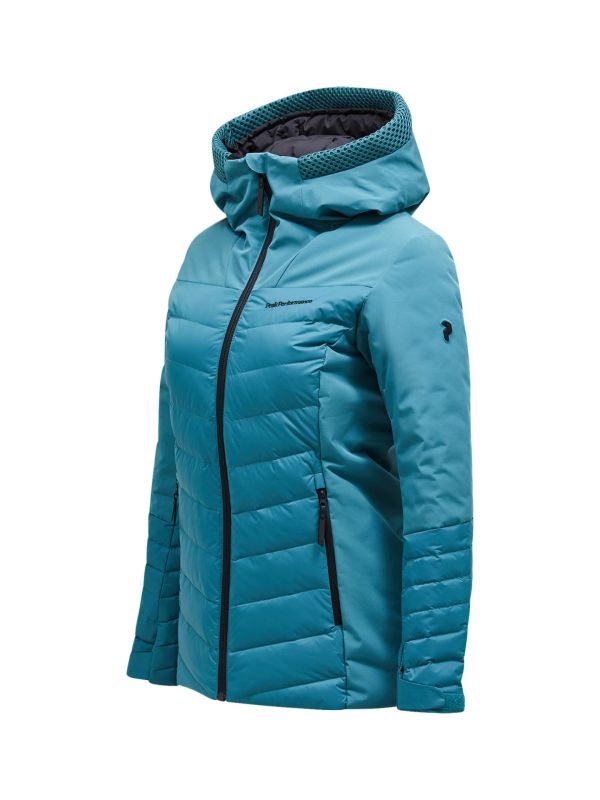 Kurtka Peak Performance damska Blackfire Jacket turkusowa