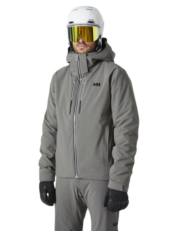 Kurtka narciarska męska Helly Hansen Alpha Lifaloft Concrete