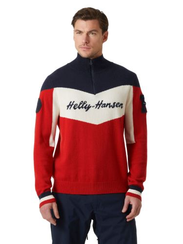 Sweter Helly Hansen Apres Knitted Sweater Czerwony